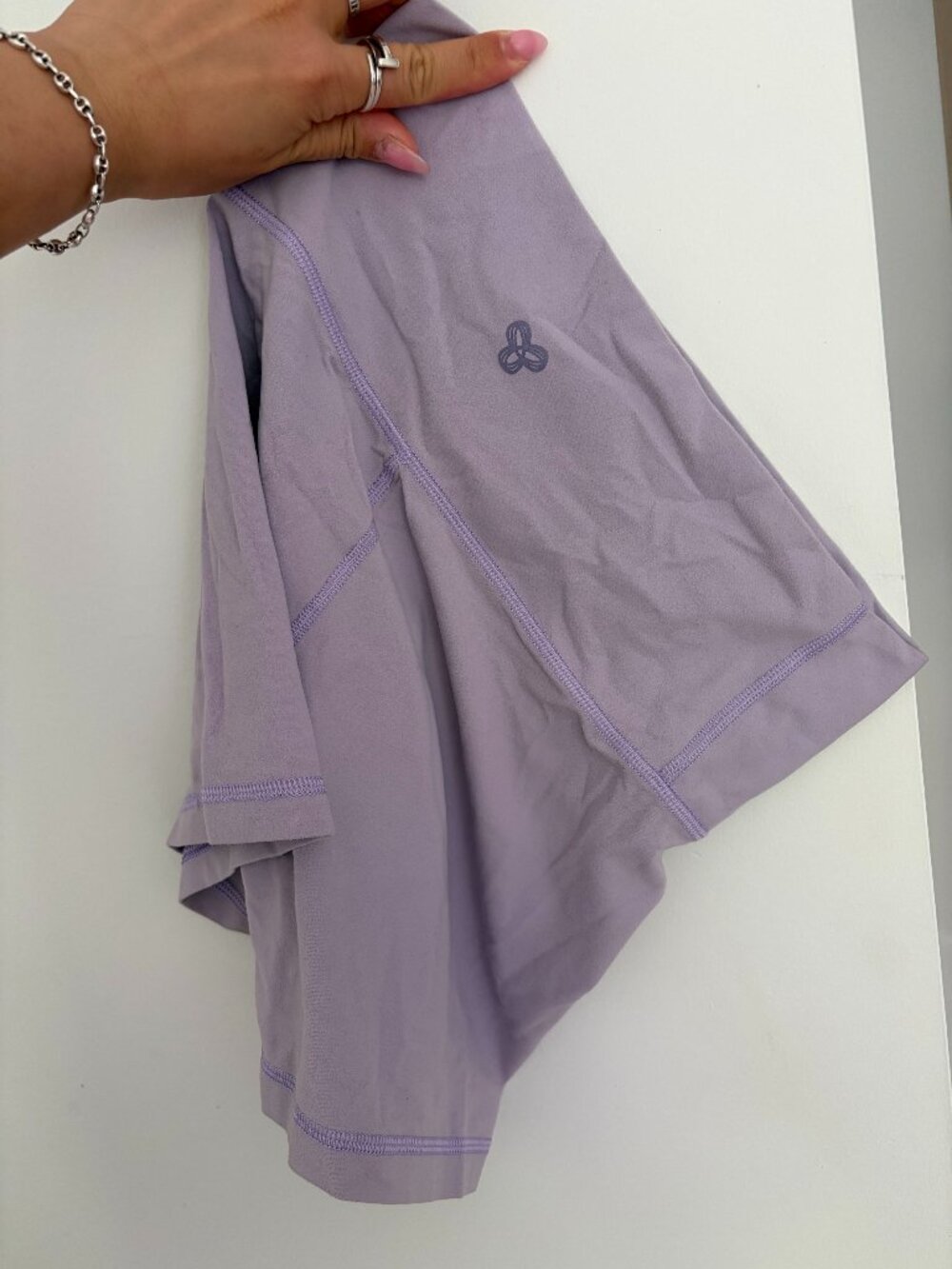 Aritzia TNA Golden BUTTER Cheeky Infinite Hi-Rise 5" Short Lavender Light Purple